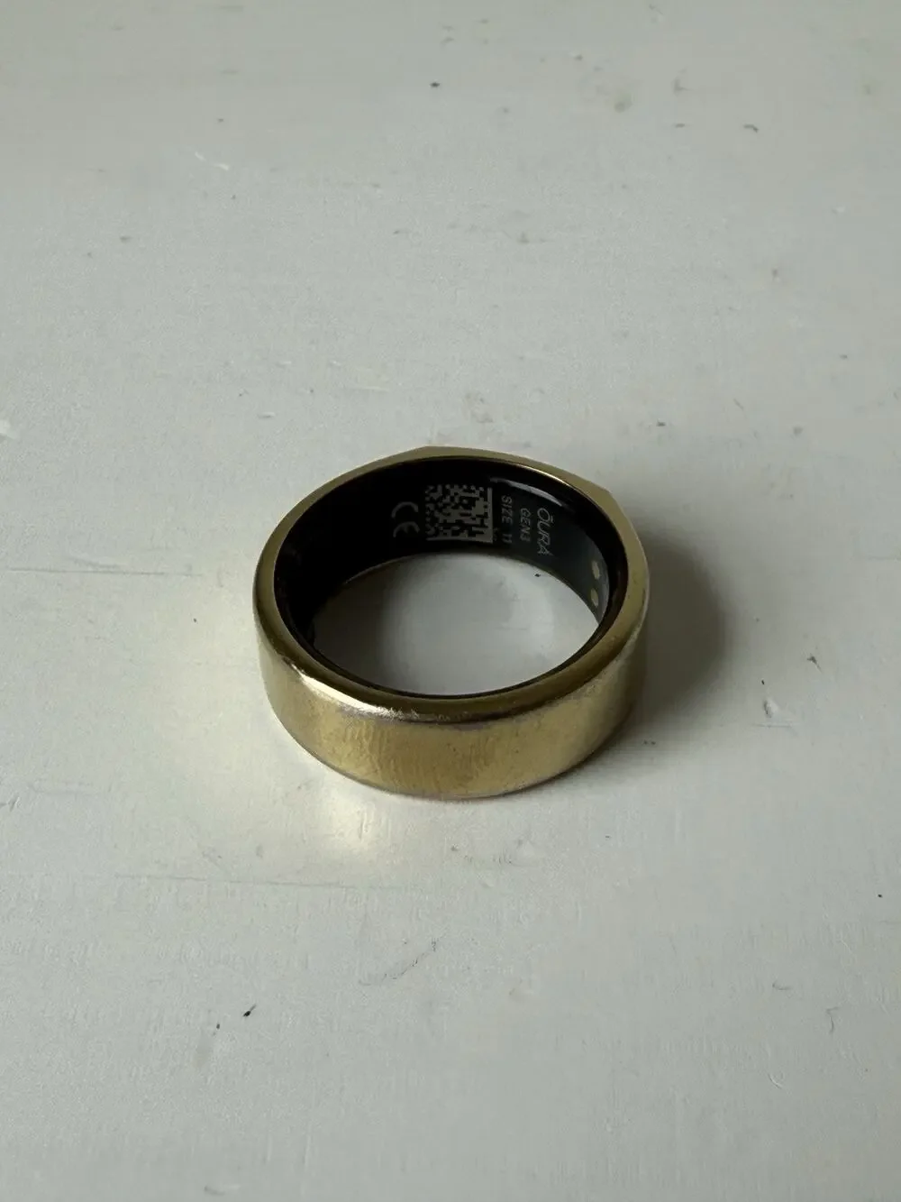 PARTS ONLY Oura Ring Gen 3 Size 11 Gold Heiritage NOT WORKING